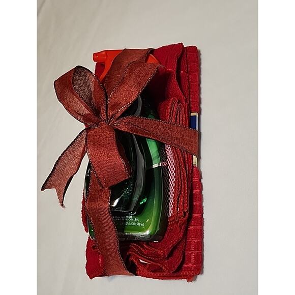 Palmolive Gift Set Dish Towels Hand Towel Palmolive Spray Away & Palmolive Red - Picture 4 of 8